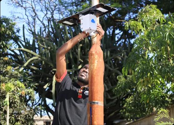 Air quality monitor installation